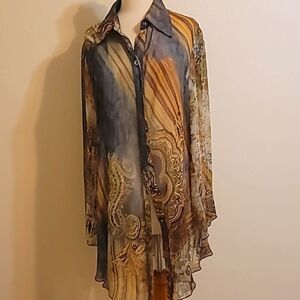 SEANDARA sheer tunic size XL